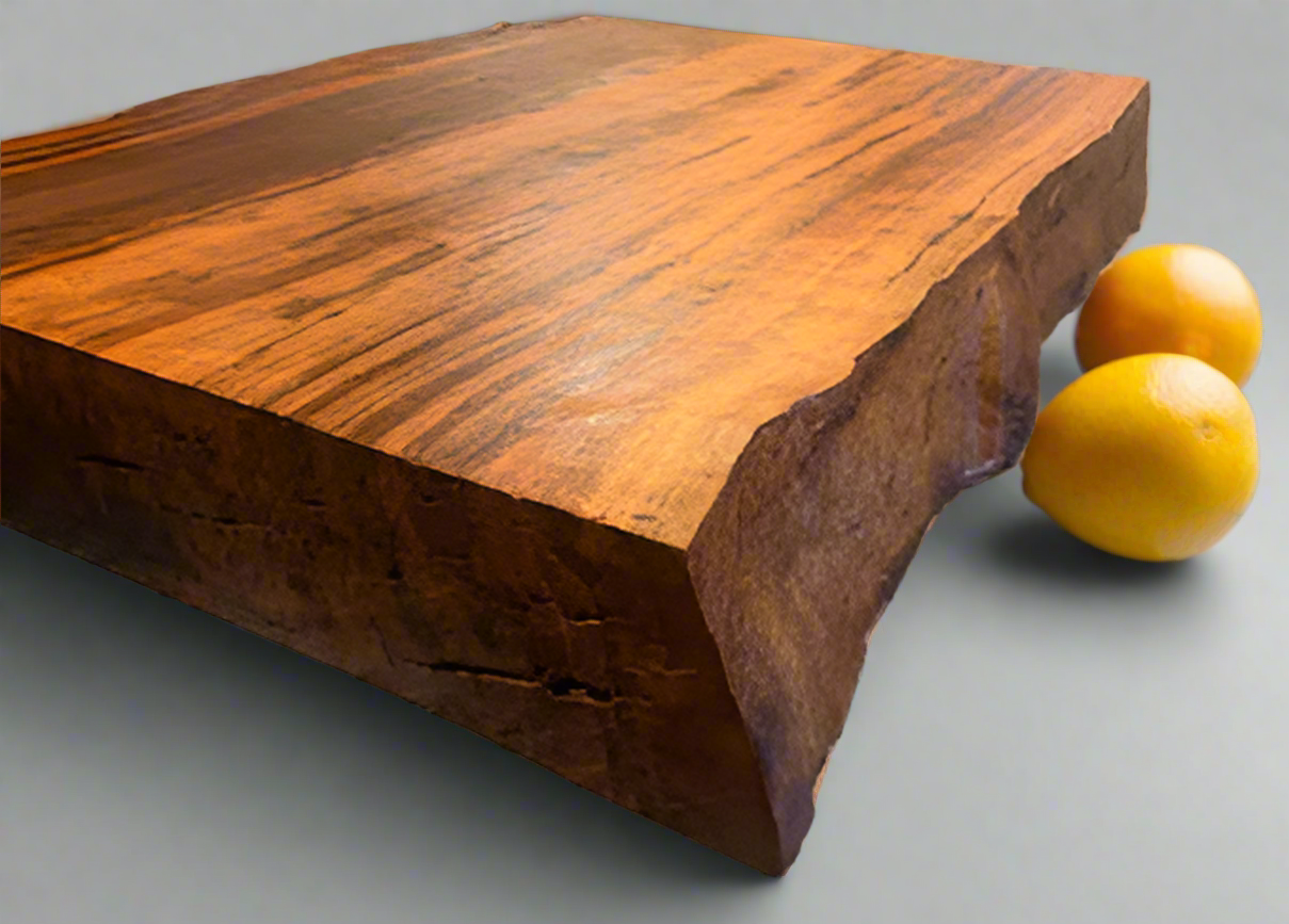 Thick Custom Live Edge Wood Cutting Board