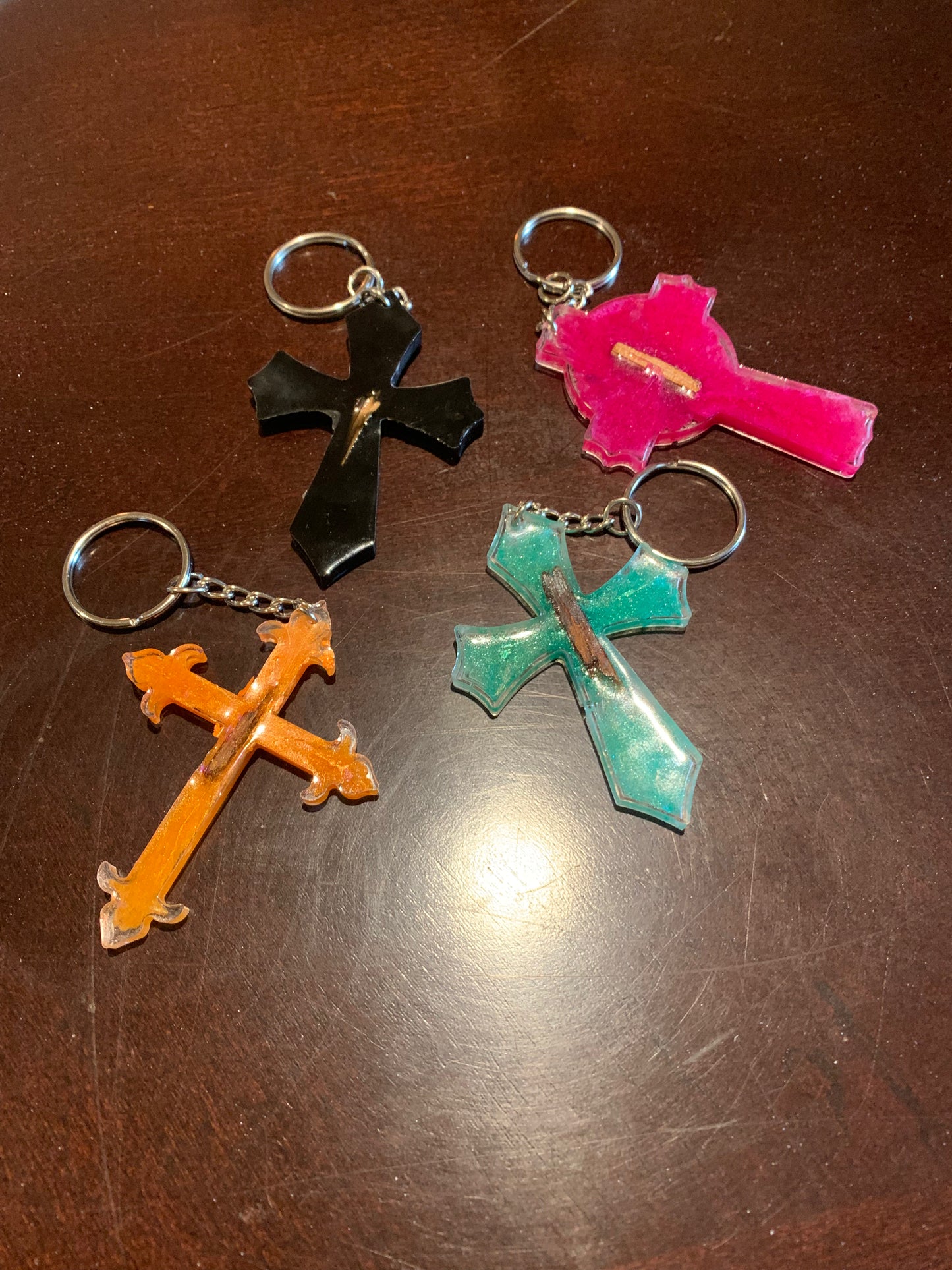 Hillcountry Flood Disaster Support Cross Keychains