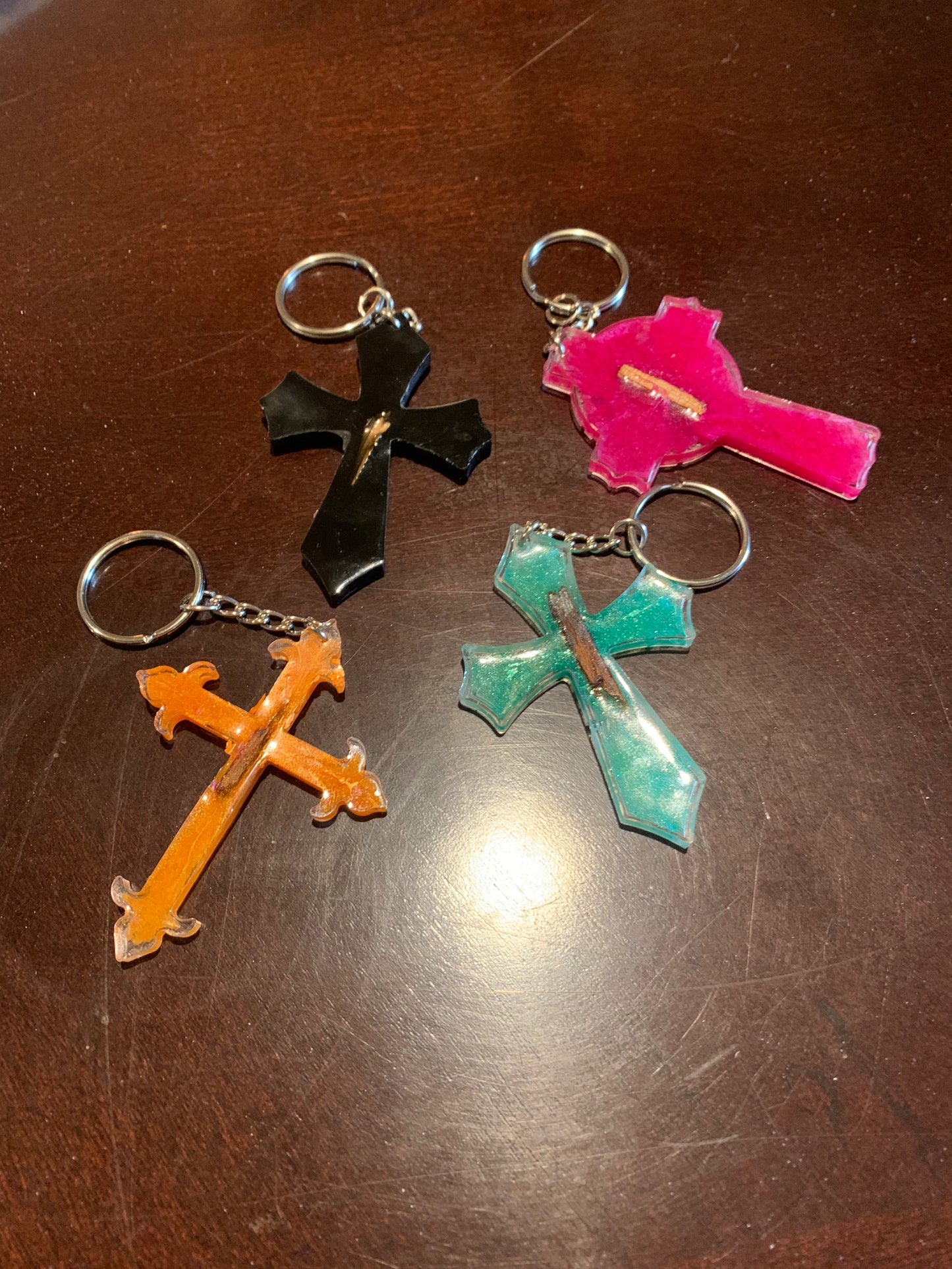Hillcountry Flood Disaster Support Cross Keychains