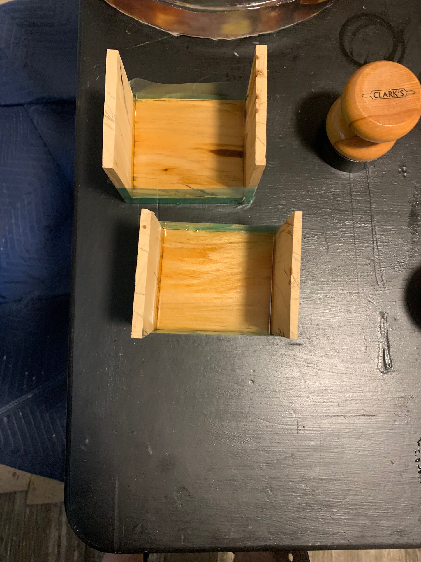 Wood and epoxy Coasters