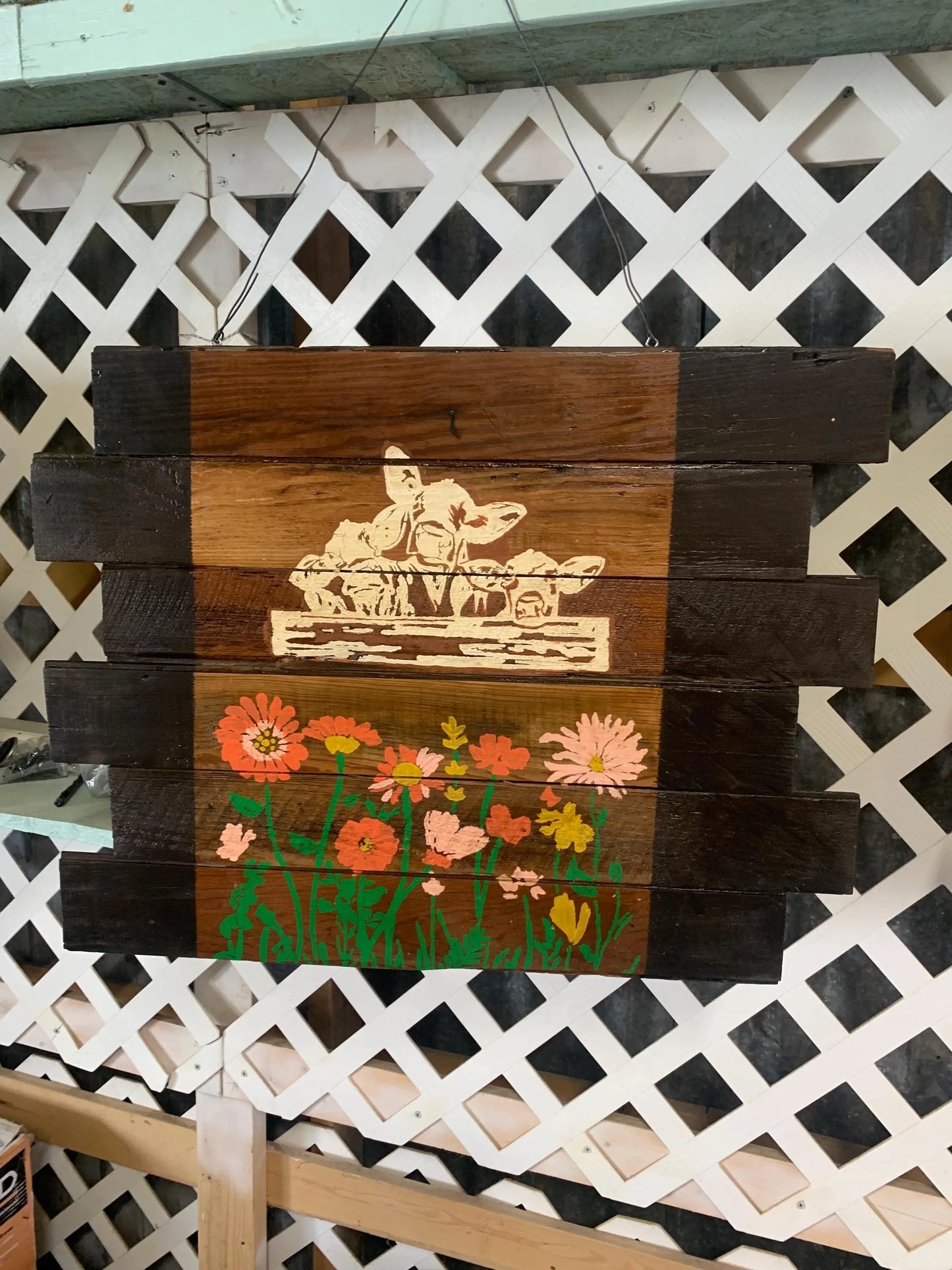 Reclaimed Cedar Siding Custom Sign