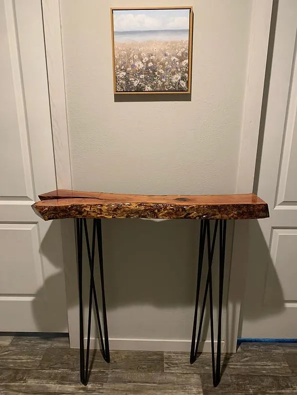 Live Edge Mesquite Entry Table/Bench Top