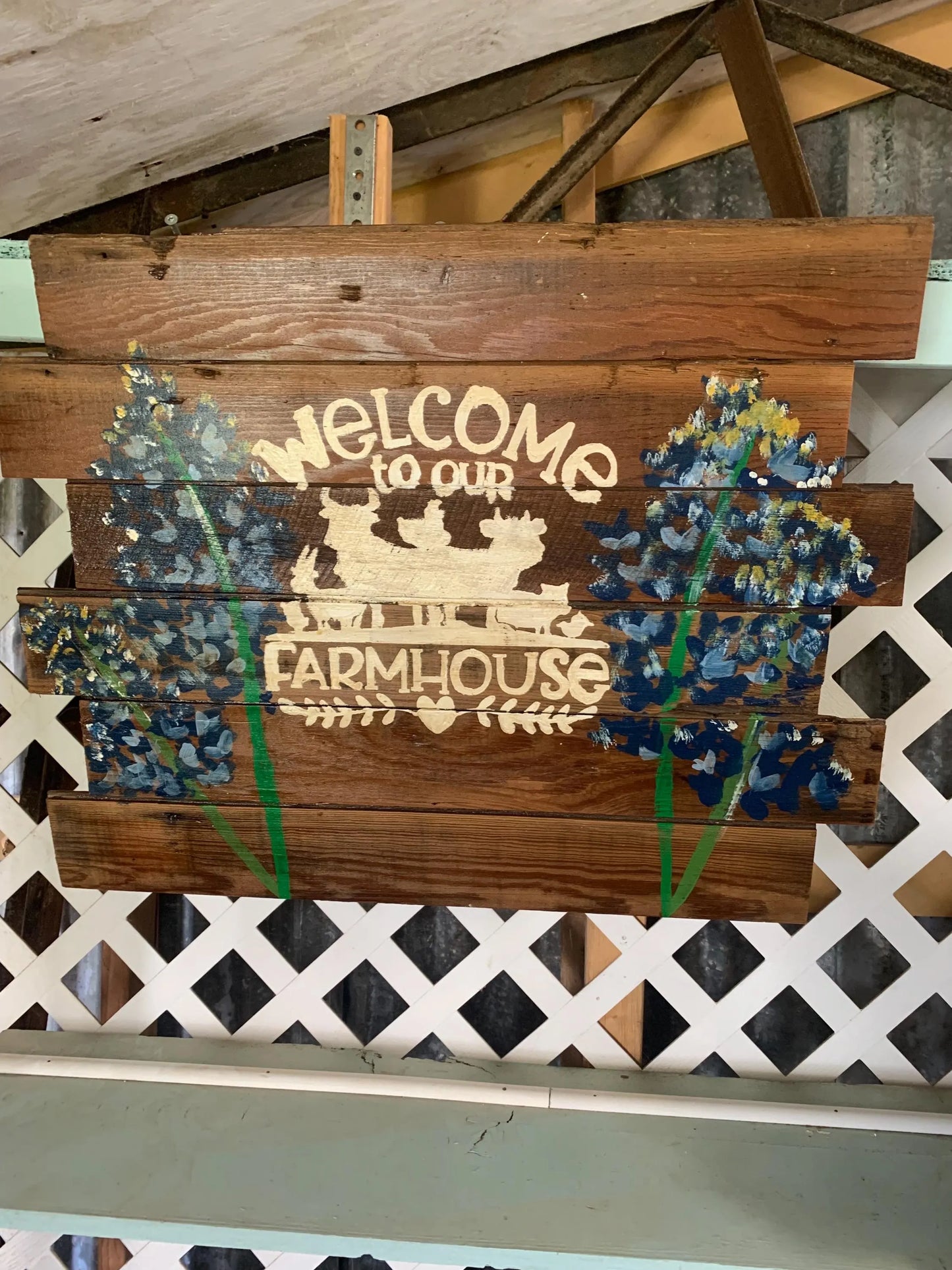 Reclaimed Cedar Siding Custom Sign
